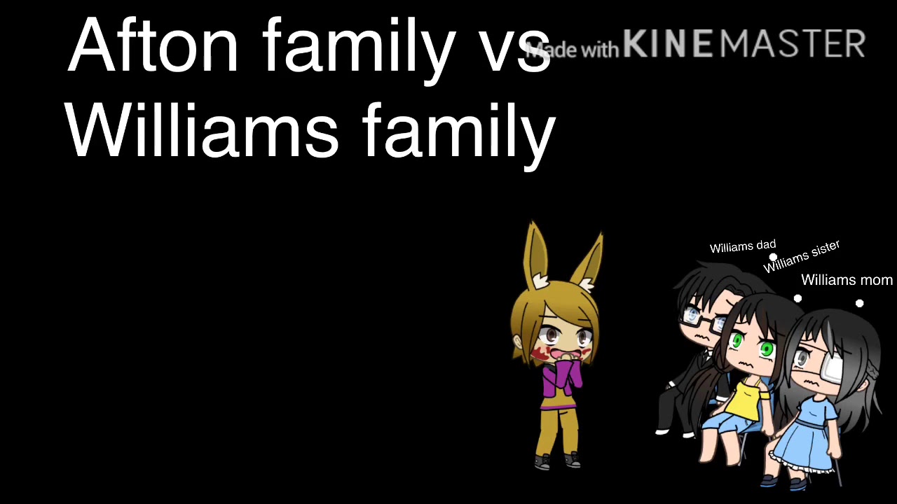 Afton family vs Williams family| singing battle| gacha life - YouTube