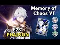 Phainon E2S1 Gameplay with Sunday E0S1, Robin E0S1 & Huohuo E0S1 vs MoC 12 - Honkai: Star Rail