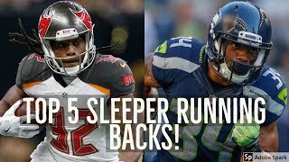 2017 Fantasy Football Sleepers: Top 5 Running Back Sleepers To Target!