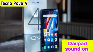 Dialpad Tone Enable In Tecno Pova 4, How To Enable Dialpad Sound In Tecno Pova 4,