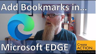 how to add bookmarks and favourites in ms edge?