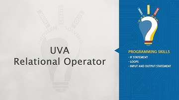 UVA - Relational Operator