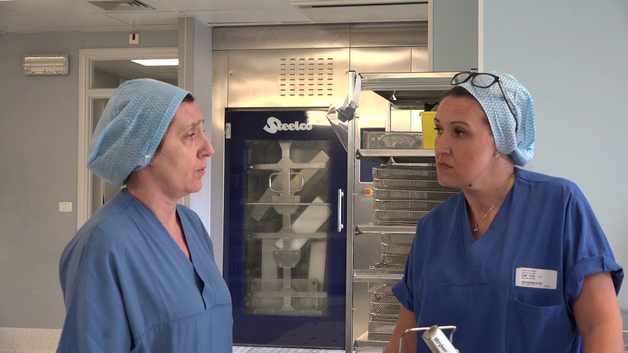 Centrale di sterilizzazione presso l'Ospedale di Carpi