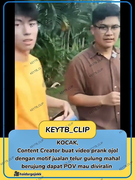 untuk POV prank ada di @Andramrtani #youtubeviral #shorts #prank #ojol #telurgulung