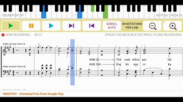Thil mak chhui sên loh (Thlûk 2na - KHB 33) & Engtin nge ni (KHB 184) - SATB & All parts music