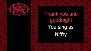 Thank you and goodnight - Karaoke - You sing Niffty