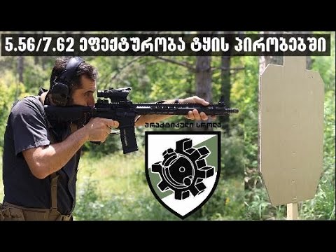 5.56/7.62 ეფექტურობა ტყის პირობებში