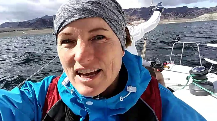 Sailboat Race on Lake Mead #sailinglakemead