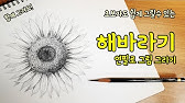 쉽게 꽃그리기 2 편 /꽃스케치2편 / 방향따라 변하는 꽃의 형태 그리기 / 초보자를 위한 쉽게 꽃 스케치하는 방법 / 꽃 잘 그리기  / How To Draw Flowers - Youtube