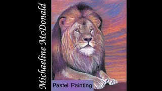 Time Lapse Painting A Lion With Soft Pastels by Michaeline McDonald screenshot 5