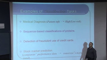 Dr. Shai Ben-David talking about CS485, Foundations of Machine Learning.