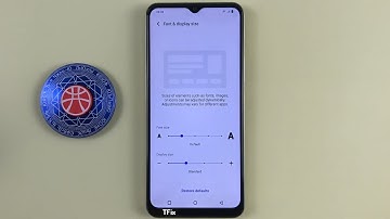 How to change font size on Vivo Y16 Android 12
