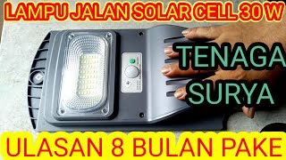 Lampu LED PJU Set Sollar Panel 30W - Prima jaya LED