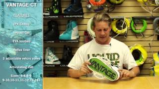 Liquid Force Vantage Close Toe Bindung 2014 WaketoolzTV