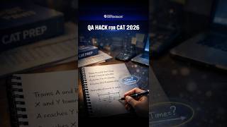 Trains A &amp; B Time Problem Trick 🚆 | CAT Quant PYQ Explained (QA Hacks 2026) #shorts