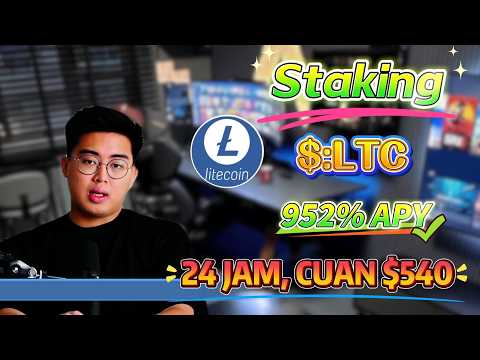 Staking LTC hari ini 💎 Reward staking 984% APY dari Litecoin