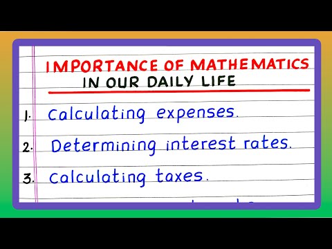 Importance of Mathematics