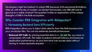 Exploring the Benefits of ERB Integration for Webpacker in Rails 6