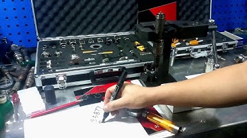 NO 1084 common rail injector valve testing tools    1 CRIN1空气余隙Av14893712,P1