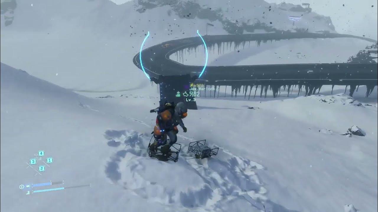 DEATH STRANDING DIRECTOR'S CUT Jump Ramp Riding on Floating Carrier