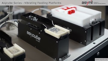 Asyril Flexible Part Feeders Demo - Asycube 50, Asycube 80, Asycube 240