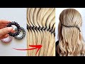 😱 Easy Hair HACK using SPIRAL HAIRBAND || trending hairstyle || party UPDO #shorts