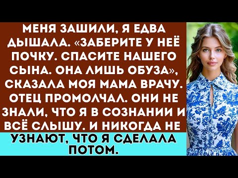Мои родители пытались забрать у меня почку, чтобы спасти моего брата я был ещё жив, когда услыша