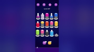 Nut Sort Level 107 Walkthrough | Nuts — Color Sort 107 solution