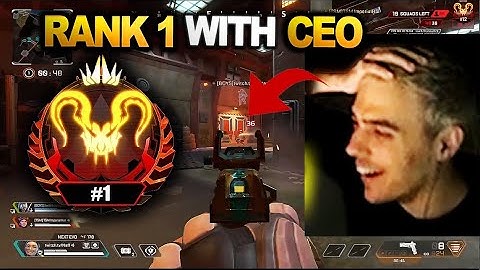 TSM Imperialhal played ranked with RANK1 in predator lobby.. CEO tries to Use WINGMAN in RANK