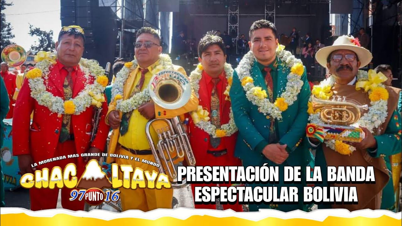 Presentación de la Banda Espectacular Bolivia - Aniversario 27 Chacaltaya 97punto16