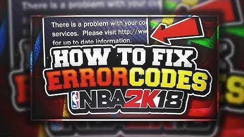NBA 2K18 - HOW TO FIX ERROR CODE efeab30c XBOX/PS4 AFTER PATCH 12!!!