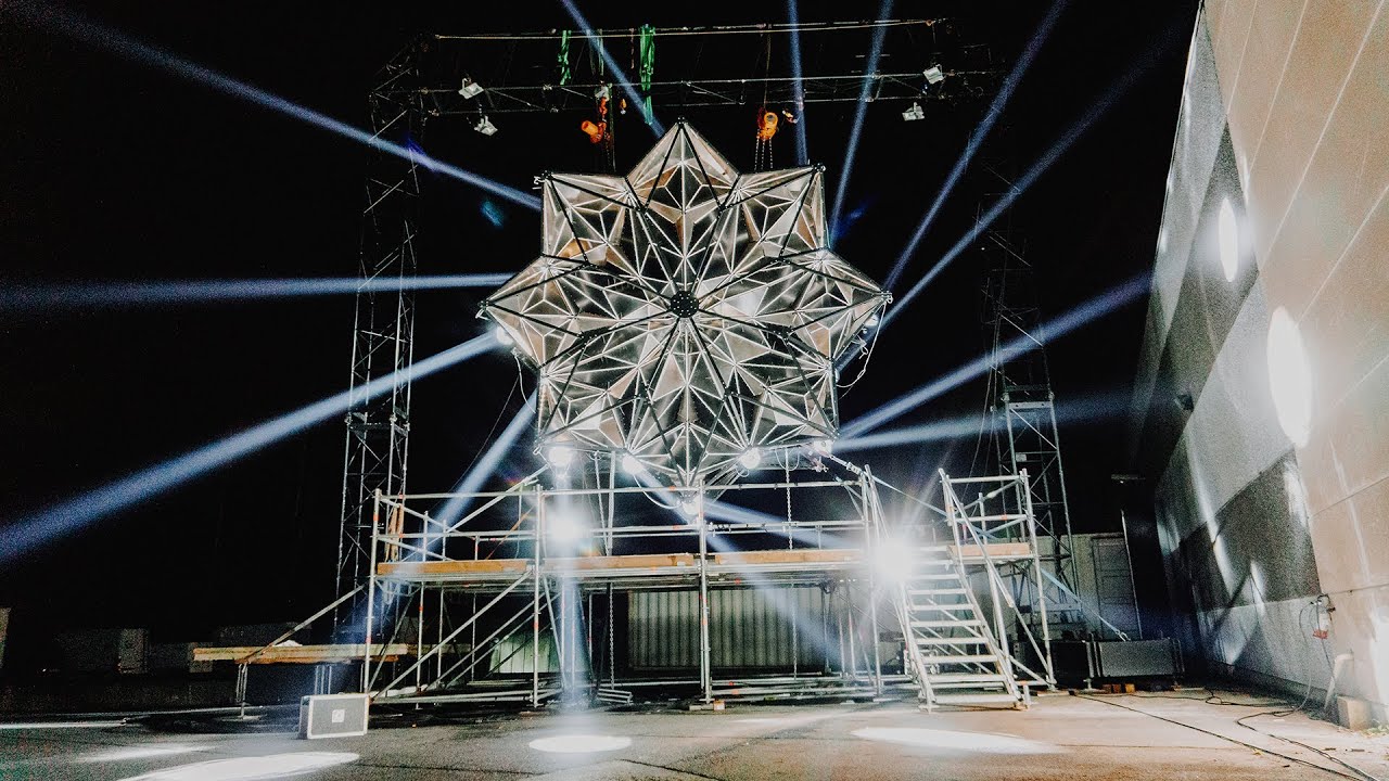 Fisheye - ACT - Star In Motion @ Noor Light Festival in Riyadh, Saudi Arabia