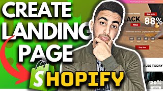 How To Create A Landing Page On Shopify