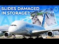 Stored Airbus A380 Evacuation Slides Are Splitting At The Seams