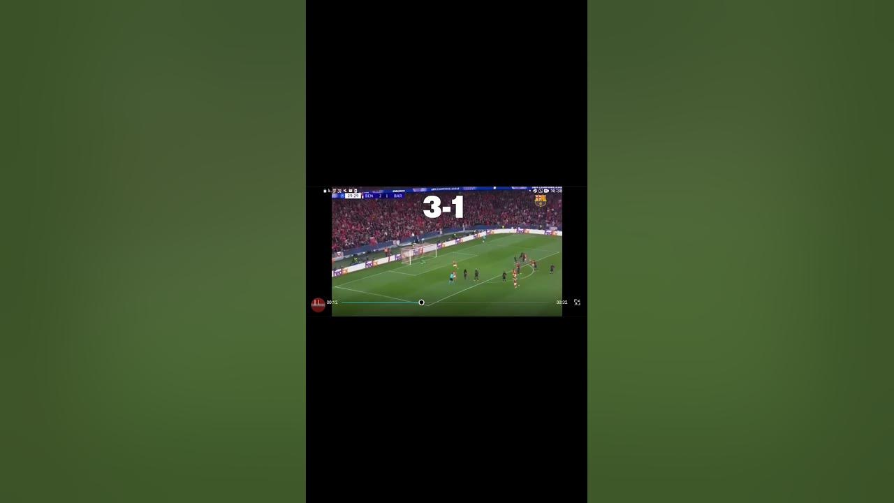 Barcelona vs benfica YouTube