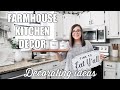 FARMHOUSE KITCHEN DECOR | DECOR HAUL + DECORATING IDEAS | HOUSE + HOLM