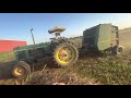 Baling Hay John Deere 2840