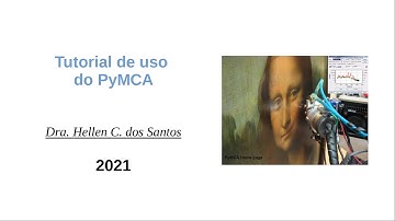[TUTORIAL] Uso do programa PyMca