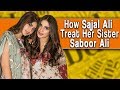 How Sajjal Ali Treat Her Younger Sister Saboor Ali? | Ek Nayee Subah With Farah | Aplus