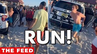 Spring Breaker escapes cop car on Tiktok! | Escapes from Police SUV! Profile