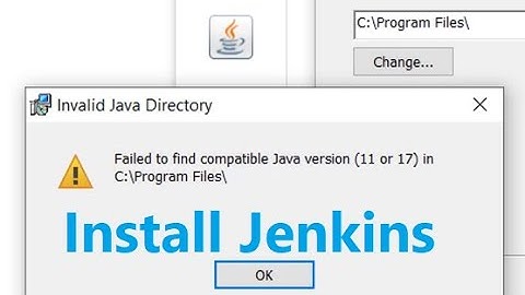 How to fix Invalid Java Directory - Failed to find compatible Java version (11 or 17) Jenkins