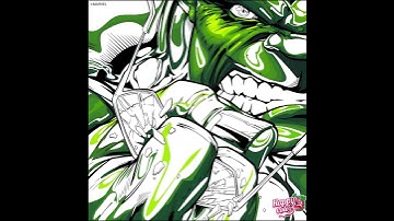 Hulk drawing time-lapse