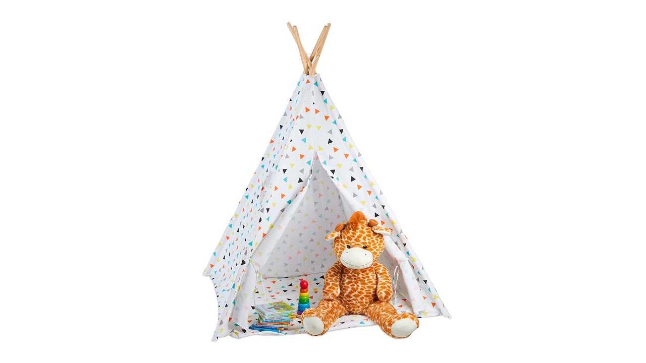 Tipi Zelt Kinder - YouTube