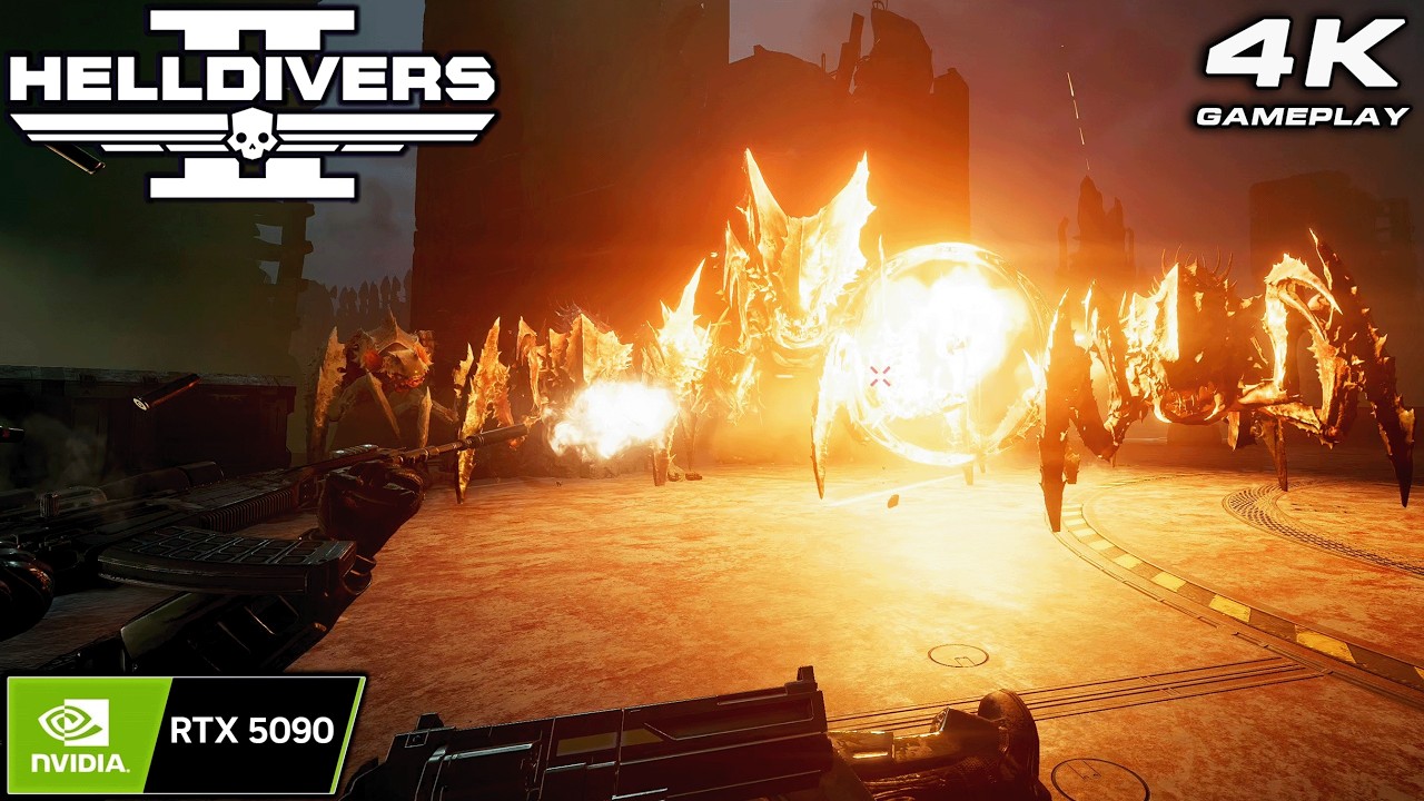 Helldivers 2: 4K Gameplay No Commentary ULTRA Settings | RTX 5090 P1193 - YouTube