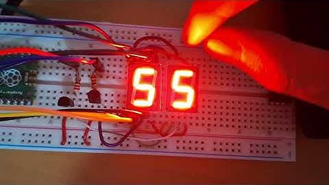 2 digit, 7 segment Display Raspberry Pi Pico