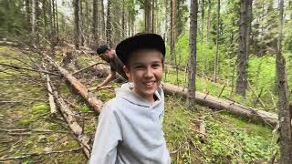 Young subscribers came to our log cabin! 10 people in a log cabin! Building a BATHHOUSE by Life in the Siberian forest 38,456 views 10 months ago 30 minutes