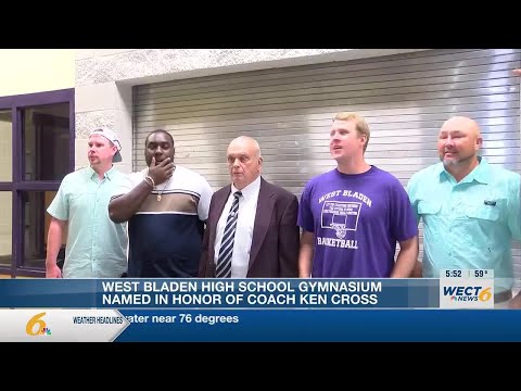 West Bladen High School gymnasium named in honor of Coach Ken Cross