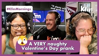 A naughty Valentine's Day prank