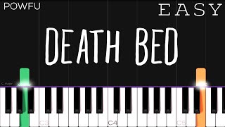 Video-Miniaturansicht von „Powfu - death bed (coffee for your head) | EASY Piano Tutorial“