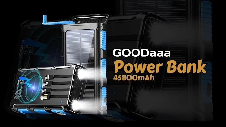 Unleashing The Power Of The Goodaaa 45800mAh Solar Power Bank: Unboxing And Review!